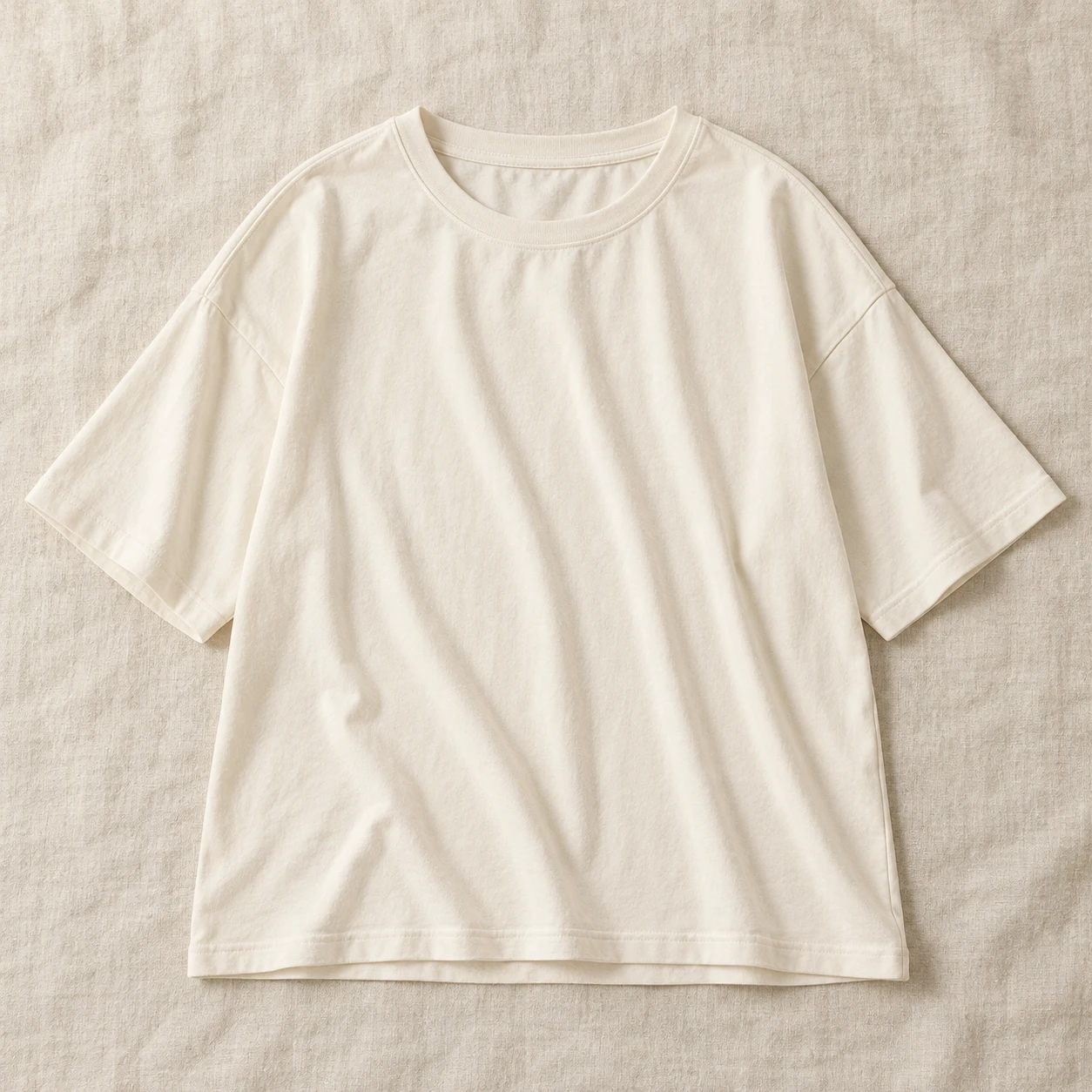 Sunday Cotton Lounge Tee in Ivory