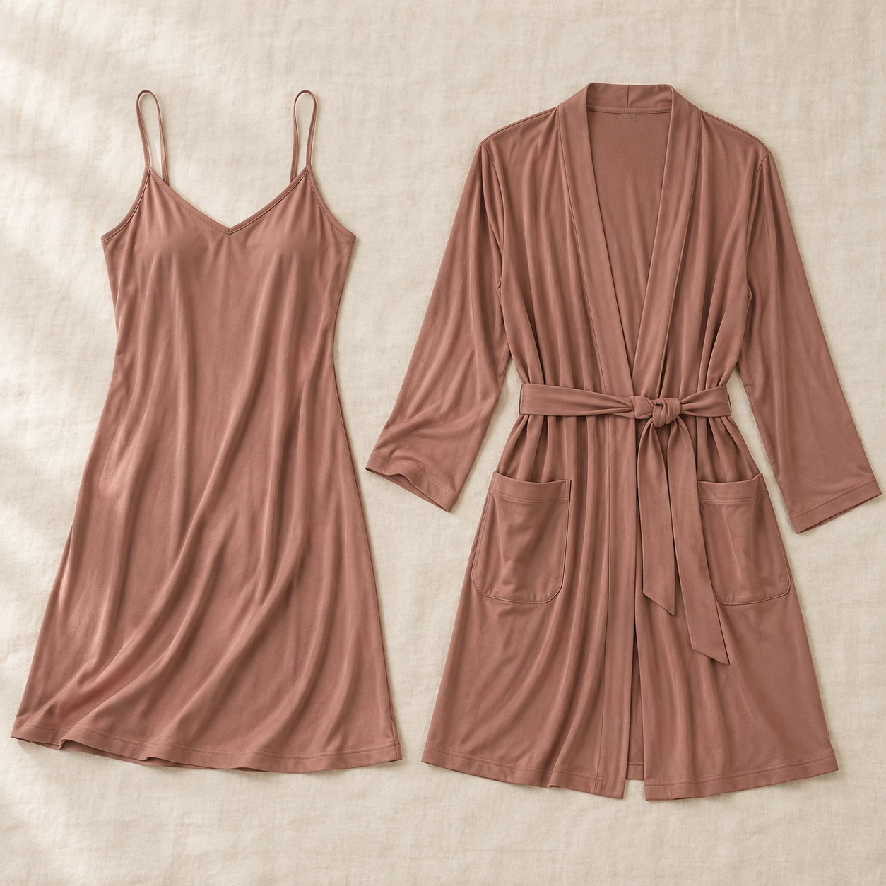 Rosewood Modal Robe Set in Rosewood